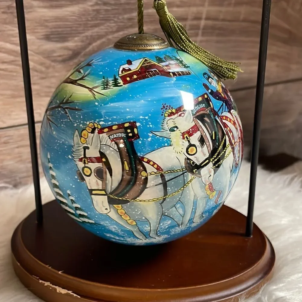Ne 'Qwa Art Christmas Ornaments ,Winter Sleigh Ride